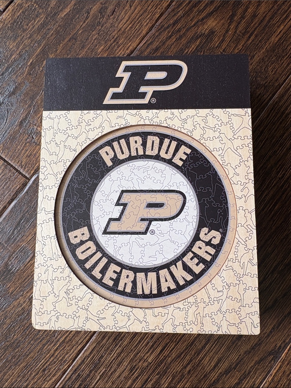 Purdue Boilermakers Puzzle - Black & Gold Logo